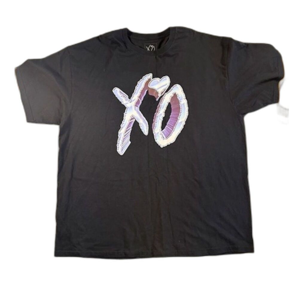 The Weeknd XO Graphic T Shirt Mens XXL Black Purple Music Merch Streetwear Tee